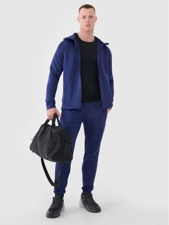 4F 4F Pantaloni di tessuto 4FWSS25TFTRM0836-30S Blu Regular Fit