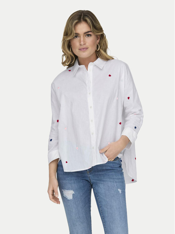 ONLY ONLY Košile 15283743 Bílá Box Fit