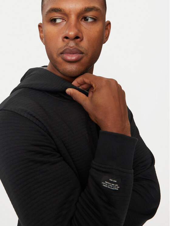 INDICODE INDICODE Sweatshirt Yalom 55-677 Schwarz Regular Fit