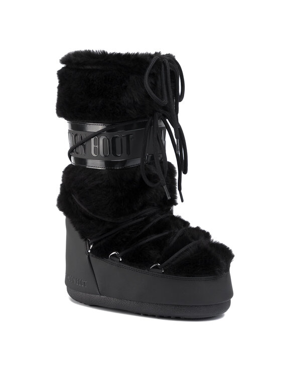 moon boots faux fur