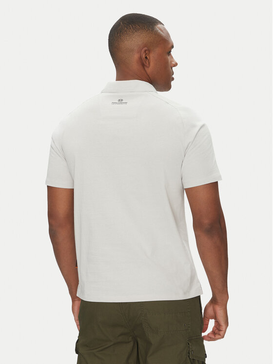 Parajumpers Parajumpers Polo Rescue 25SMPMPORE10 Szary Regular Fit
