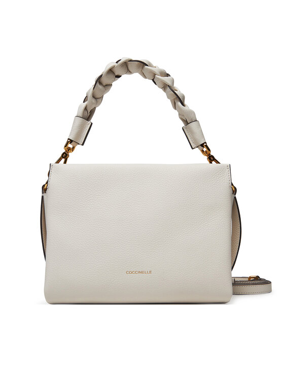 Coccinelle Coccinelle Handtasche M50 Boheme Grana Double E1 M50 58 01 01 Écru