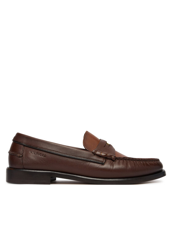Tommy Hilfiger Tommy Hilfiger Mokasíny Penny Crust FM0FM05836 Hnědá