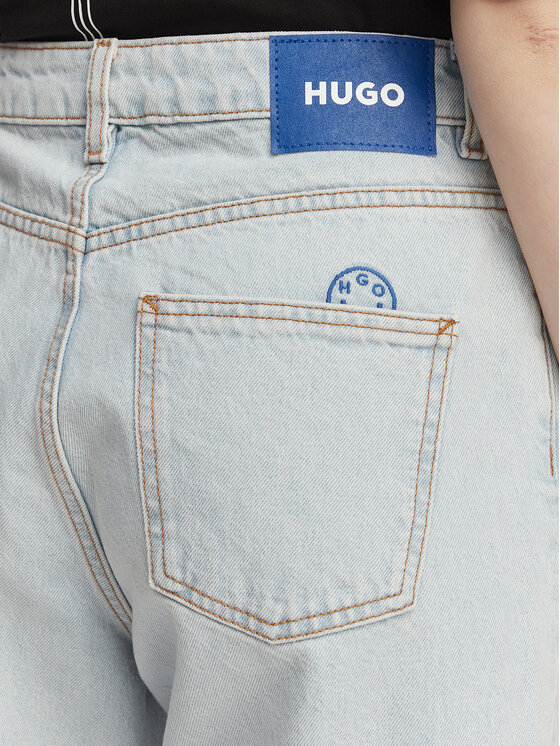 HUGO HUGO Дънки Leni_B 50535097 Светлосин Relaxed Fit