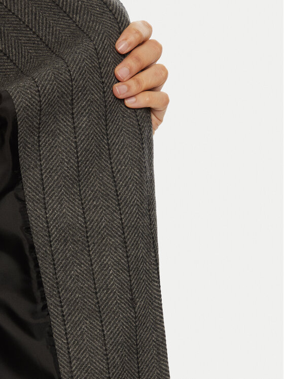 Please Please Übergangsmantel K0GCCTG000 Grau Regular Fit