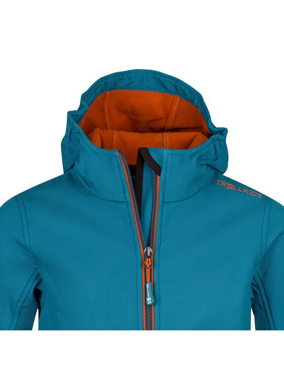 TROLLKIDS TROLLKIDS Kurtka softshell 161-178 Turkusowy Regular Fit
