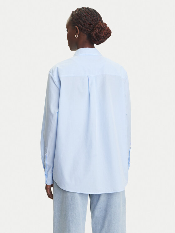 Tommy Jeans Tommy Jeans Сорочка Micro Gingham DW0DW20987 Голубий Relaxed Fit
