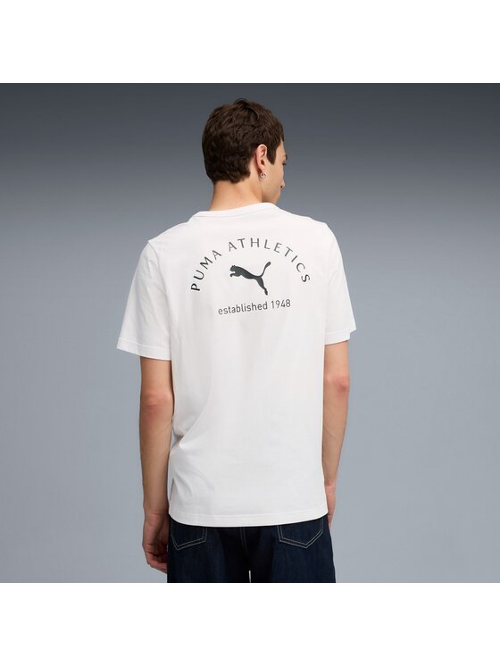 Puma Puma T-Shirt 688219 Biały Regular Fit