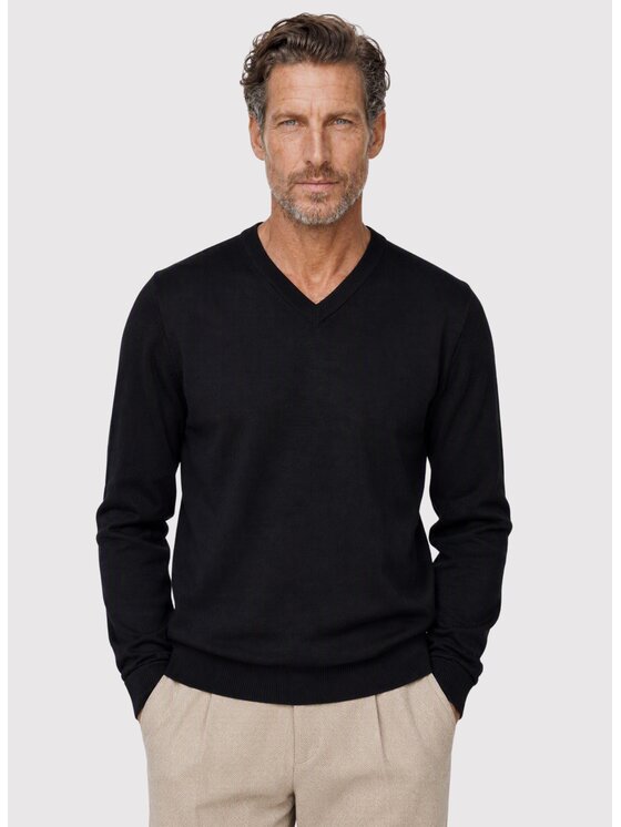 Pako Lorente Pako Lorente Sweter P26WP-2X-008 Czarny Straight Fit