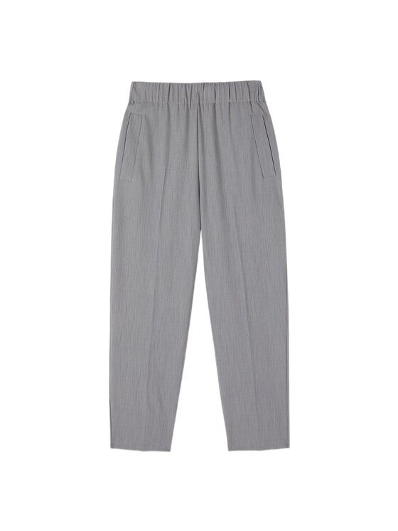 Oltre Oltre Pantaloni di tessuto P000J002448N013 Grigio Boy Fit