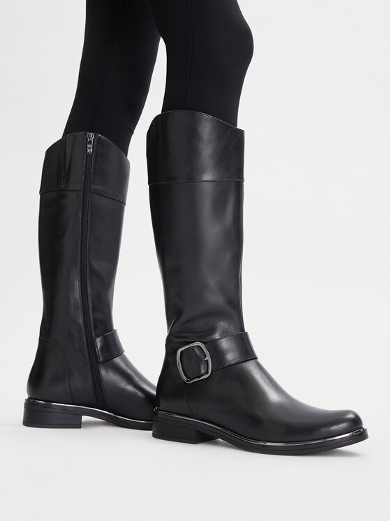 Caprice Cizme lungi riding 9-25517-45 Negru