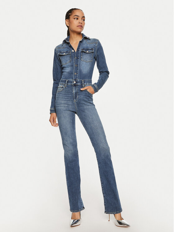Liu Jo Liu Jo Jumpsuit UF4093 D4615 78755 Blau Slim Fit