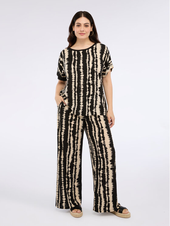 Fiorella Rubino Fiorella Rubino Spodnie materiałowe P806L002312N0Z3 Czarny Regular Fit
