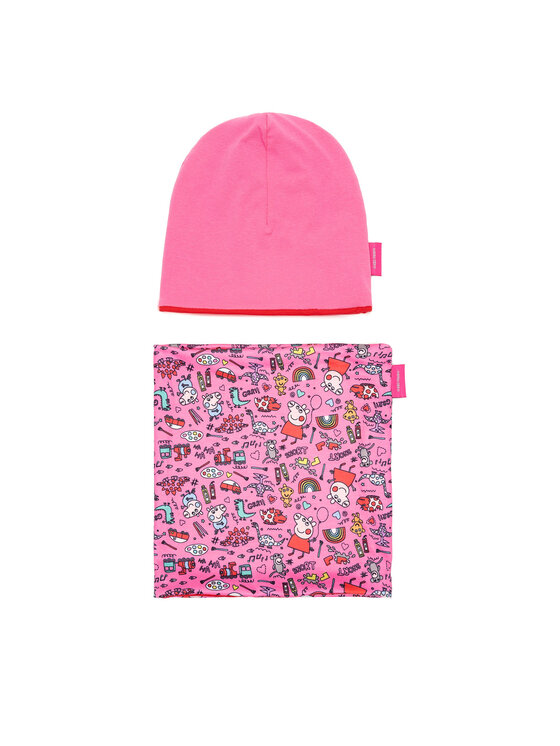 Peppa Pig Peppa Pig Set căciulă și fular tip guler ACCCS-AW24-112PP Roz