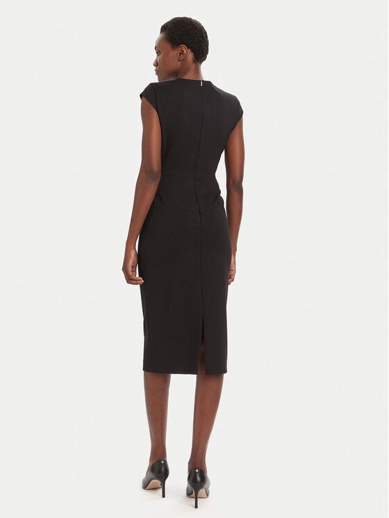 BOSS BOSS Sukienka koktajlowa Dulisa 50541987 Czarny Slim Fit