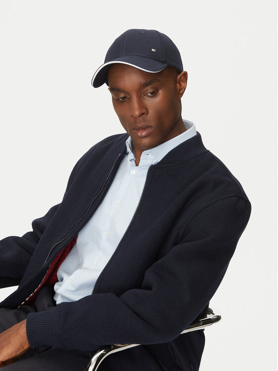 Tommy Hilfiger Tommy Hilfiger Cap Corp Flannel AM0AM13164 Dunkelblau