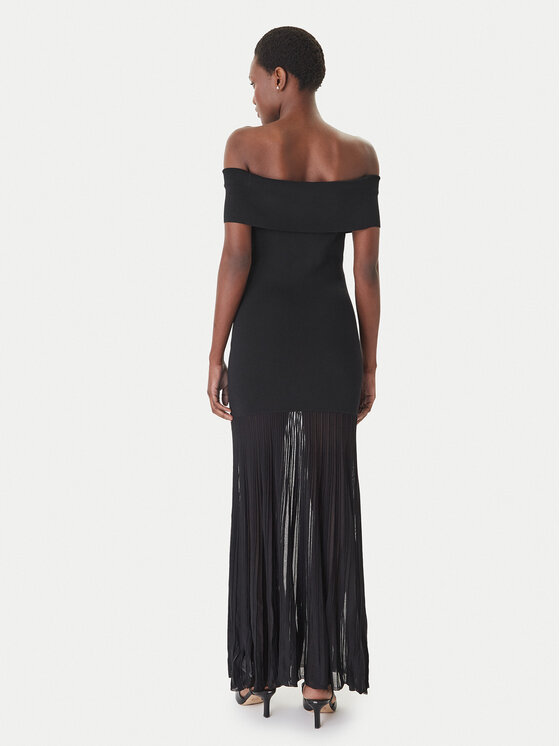 MICHAEL Michael Kors MICHAEL Michael Kors Трикотажна сукня MS683HGBFD Чорний Slim Fit