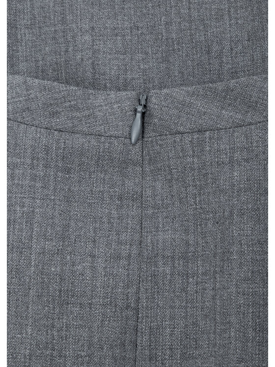 BENU BENU Sukienka codzienna Garniturowa Szary Slim Fit