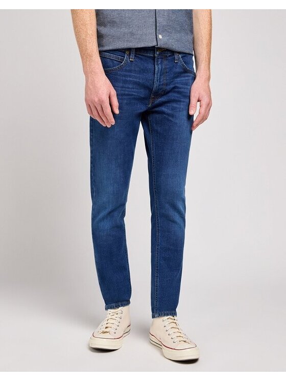 Lee Lee Jeansy LUKE Niebieski Slim Fit