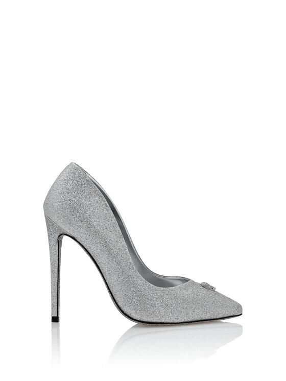 PHILIPP PLEIN PHILIPP PLEIN Czółenka 9291 Srebrny