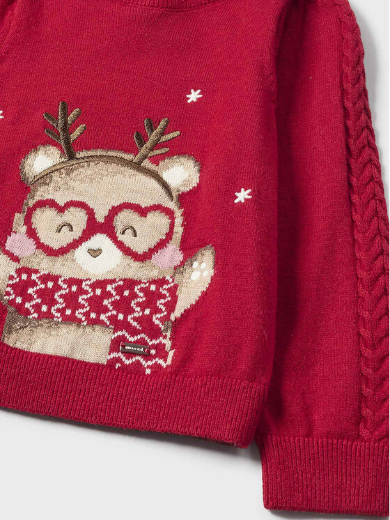 Mayoral Mayoral Pulover 2.312 Rdeča Regular Fit