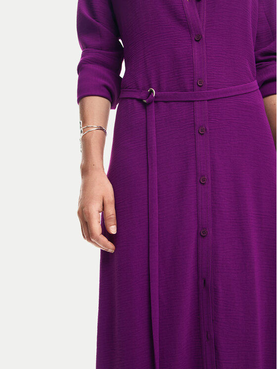 Desigual Desigual Rochie tip cămașă Washington 24WWVW44 Violet Regular Fit