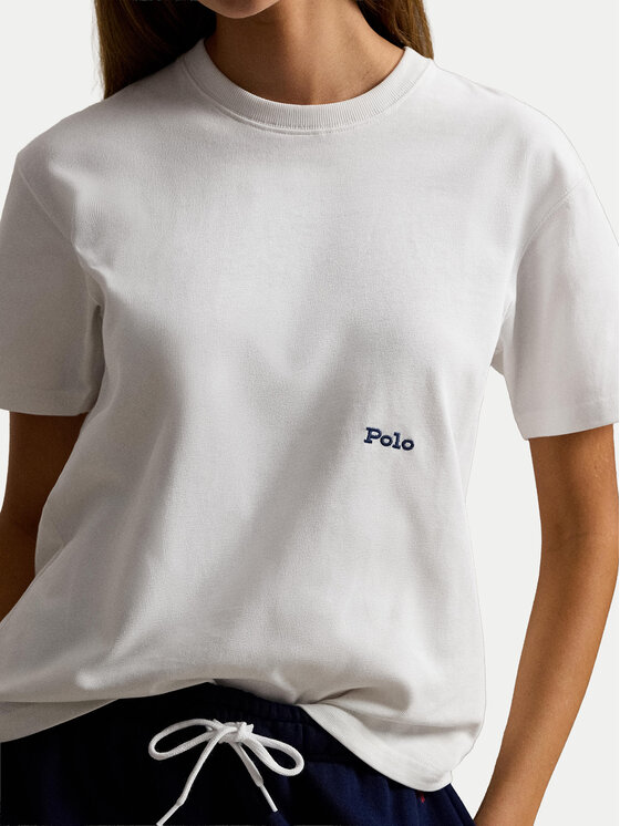 Polo Ralph Lauren Polo Ralph Lauren Majica 211A96263004 Bela Regular Fit