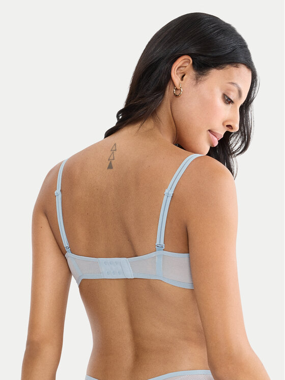 Triumph Triumph Biustonosz bezfiszbinowy Breathe & Lift Smart 10226333 Niebieski jasny