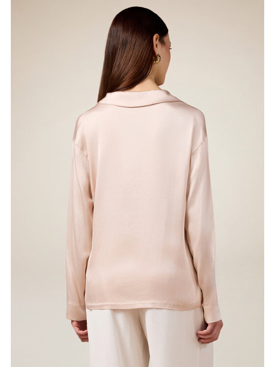 Oltre Oltre Blusa 2493J000736N006 Rosa Regular Fit