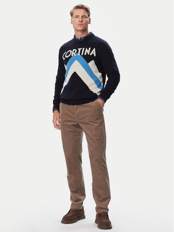 Robe di Kappa Robe di Kappa Sweter Clusaz 63137QW Granatowy Regular Fit