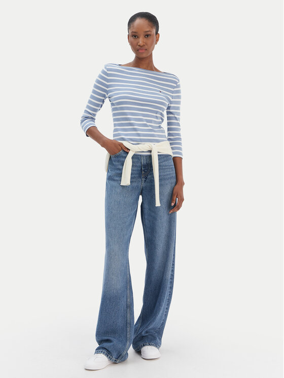 Tommy Hilfiger Tommy Hilfiger Блуза New Cody WW0WW40589 Светлосиньо Slim Fit