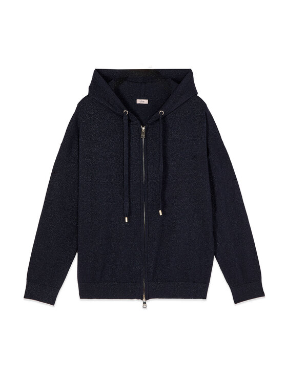Oltre Oltre Sweter M041J005343N034 Niebieski Regular Fit