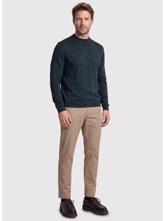 Pako Lorente Pako Lorente Sweter P26WN-2X-009 Zielony Regular Fit