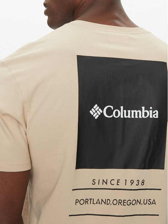 Columbia Columbia T-Shirt Barton Springs™ 2058331 Beżowy Regular Fit