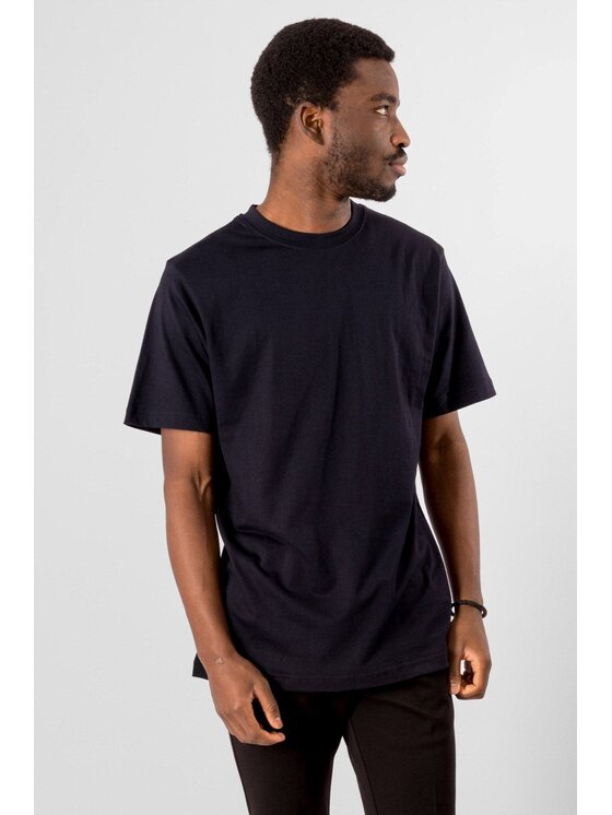 TeeShoppen TeeShoppen T-Shirt 'Oversized Collection' Granatowy Oversize