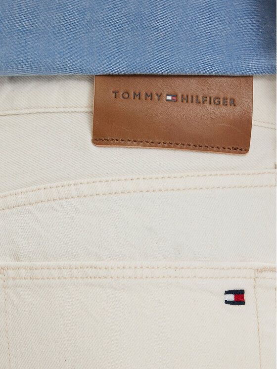 Tommy Hilfiger Tommy Hilfiger Дънкови шорти Dover Washed MW0MW42556 Кремав Regular Fit