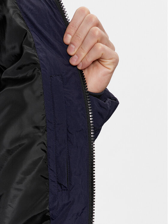 Calvin Klein Calvin Klein Kurtka zimowa Crinkle K10K110336 Granatowy Regular Fit