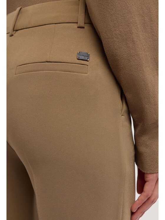 Trussardi Trussardi Pantaloni di tessuto P231A002412N041 Crema Regular Fit