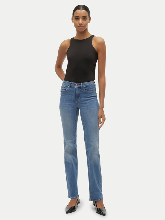 Vero Moda Vero Moda Traperice Flash 10306823 Plava Straight Fit