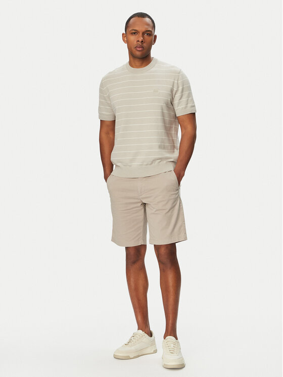 BOSS BOSS T-krekls Kanacho 50561004 Gaiši pelēka Regular Fit