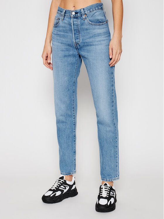 Levi's® Levi's® Jeansy 501® Crop 36200-0159 Modrá Cropped Fit