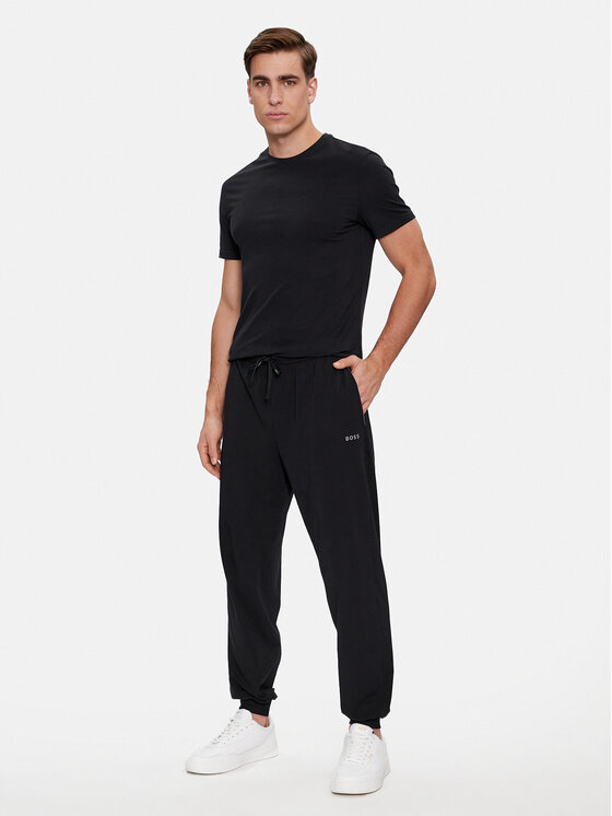 BOSS Boss Sporta bikses Mix&Match 50515365 Melns Regular Fit