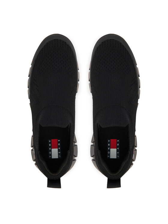 Tommy Jeans Tommy Jeans Sneakersy Tjw Chunky Knit Sneaker EN0EN03014 Czarny