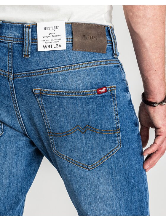 Mustang Mustang Jeansy OREGON TAPERED Niebieski Slim Fit