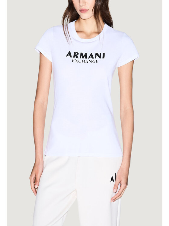 Armani Exchange Armani Exchange T-shirt XW001388 AF10356 Bianco Casual Fit