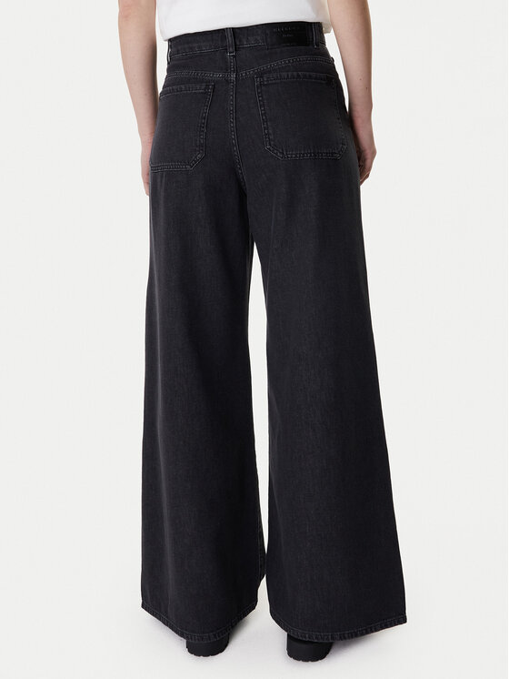 Weekend Max Mara Weekend Max Mara Džinsi Vega 2615181041 Melns Wide Leg