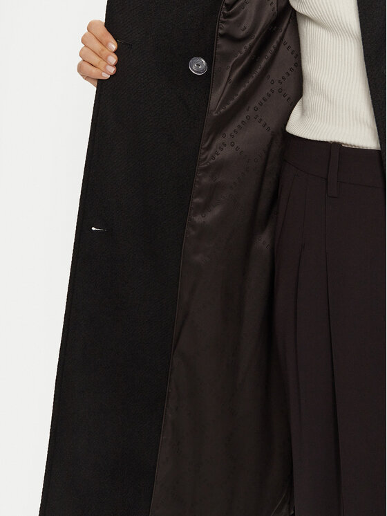 Guess Guess Cappotto di transizione Amelia W4BL46 WGKI2 Nero Regular Fit