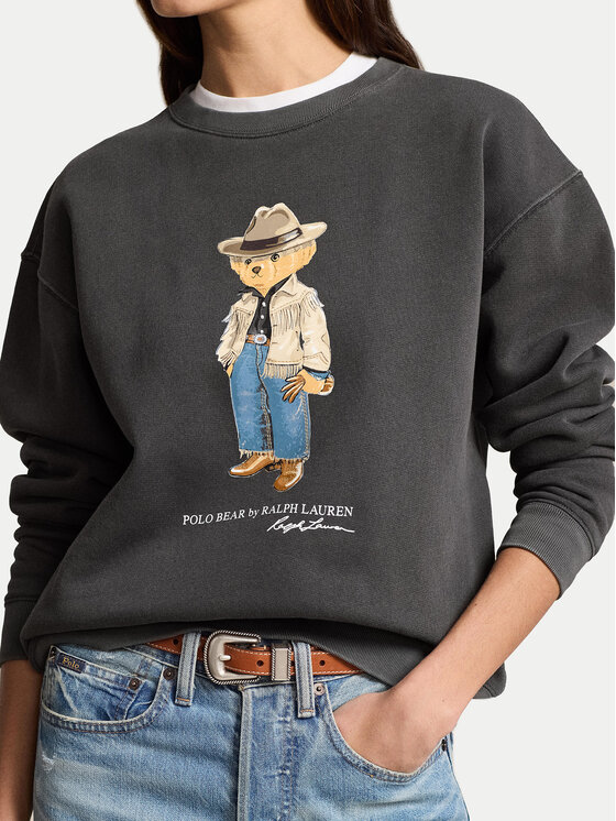 Polo Ralph Lauren Sweatshirt 211941193001 Grau Relaxed Fit Modivo