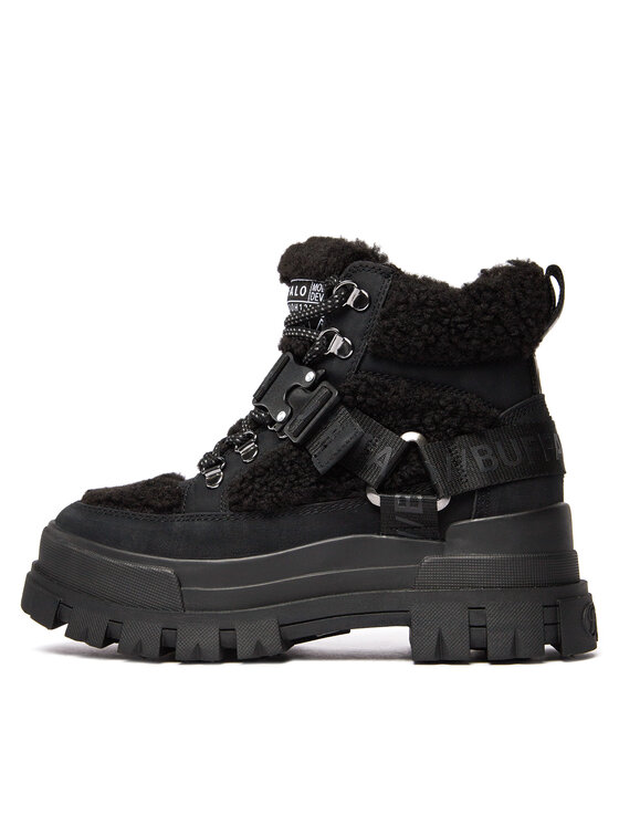 Buffalo Buffalo Planinarske cipele Aspha Com Mid Warm 1622328 Crna