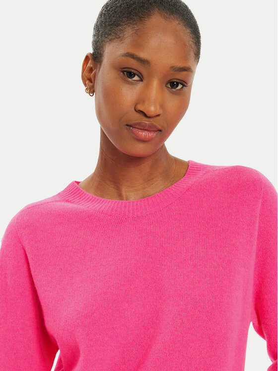 OUI OUI Sweter 89202 1340108 Różowy Regular Fit